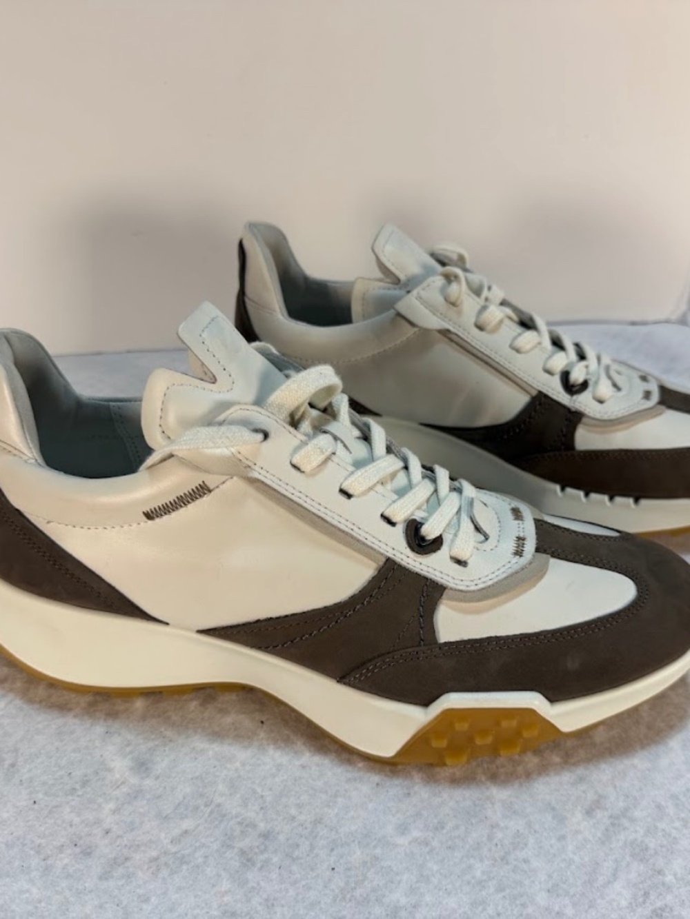 ECCO Retro Sneaker M Men's Leather Shoes EU 44 US 10-10.5 NWOT